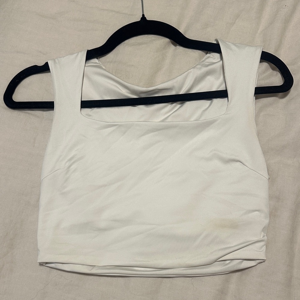 White Sleeveless Women's Top